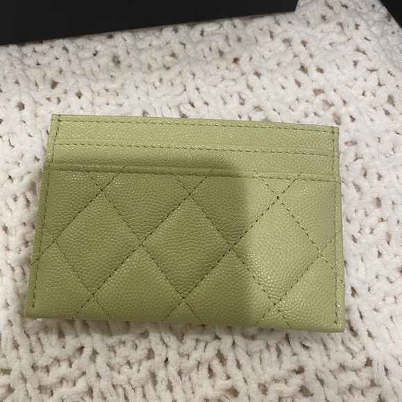 ❌SOLD❌Chanel O card holder pistachio green Rare - Picture 5 of 11